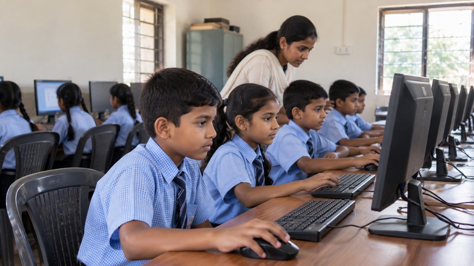 Computer Lab at Arya Gurukul School