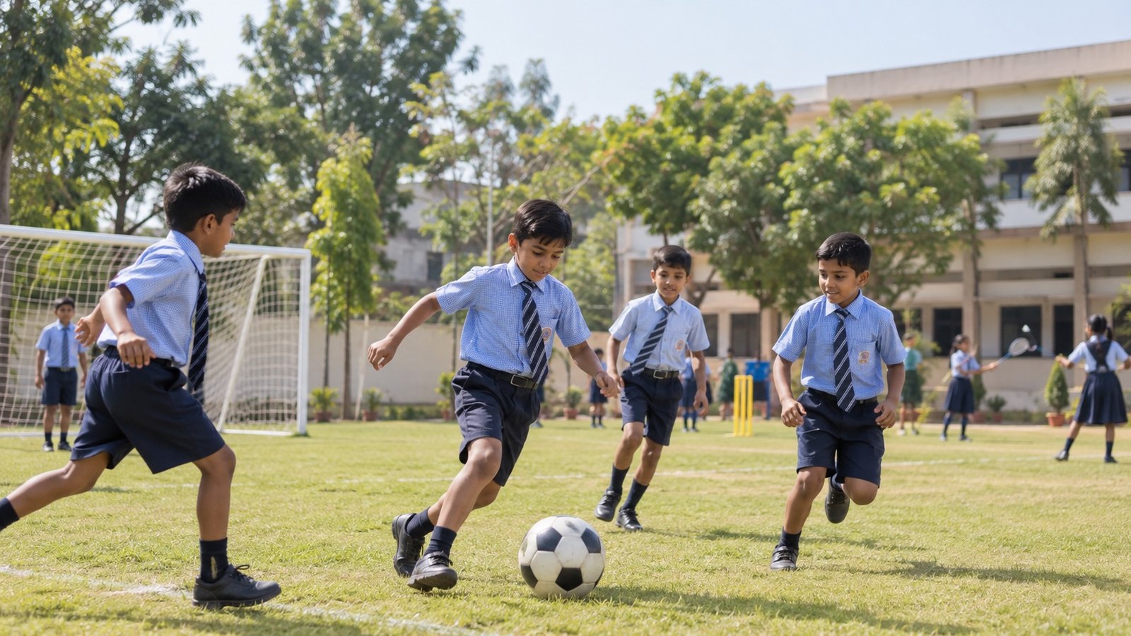 Playground at Arya Gurukul School